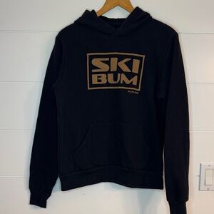 Flylow Women’s Medium Ski Bum Black Hoodie Sweatshirt